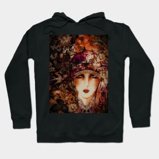 LATE SUMMER IN THE 70S CHOCOLATE ORANGE ART DECO FLAPPER COLLAGE Hoodie